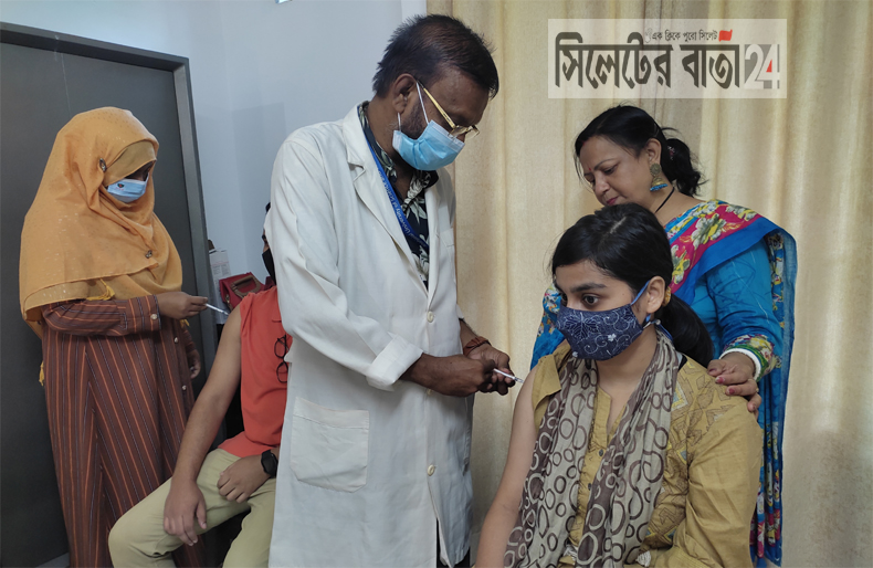 শাবিতে শুরুর দিন ১৯৫ শিক্ষার্থী নিলেন ফাইজার টিকা