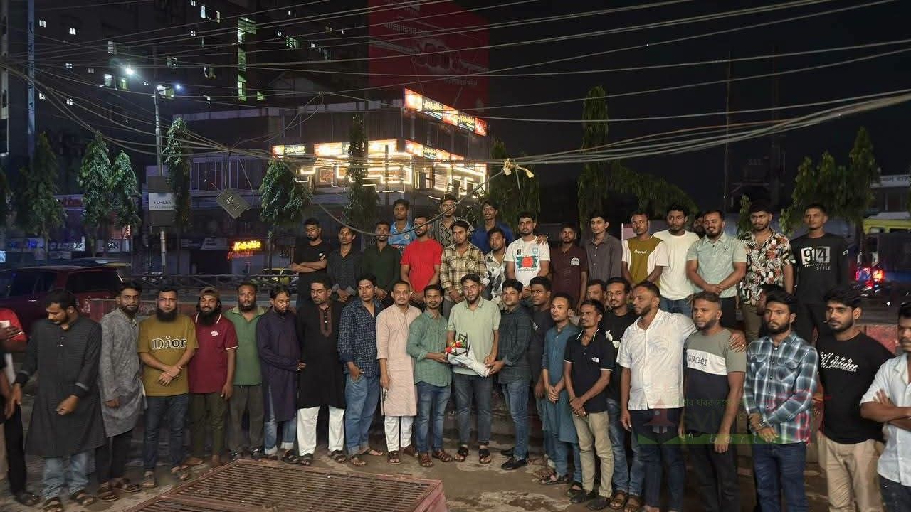 সুবহানীঘাটে জেলা যুবদলের সাংগঠনিক সম্পাদক হাবিবকে সংবর্ধনা